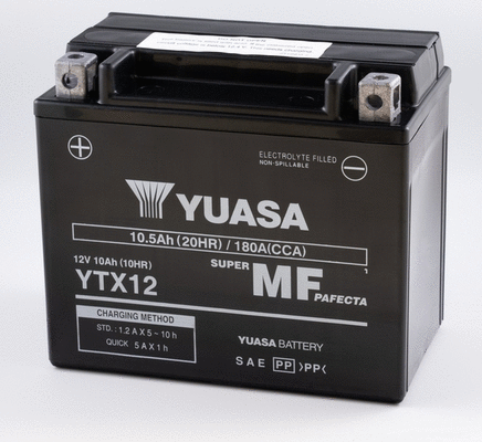 Batterie de démarrage YUASA YTX12