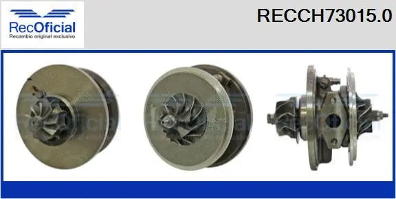 Groupe carter, turbocompresseur RECOFICIAL RECCH73015.0