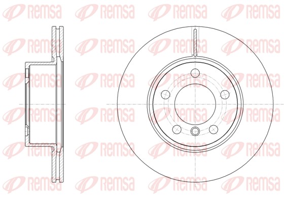Disque de frein REMSA 61449.10