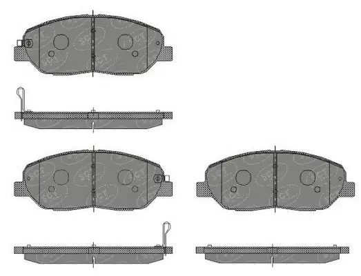 Kit de plaquettes de frein, frein à disque SCT - MANNOL SP 448 PR