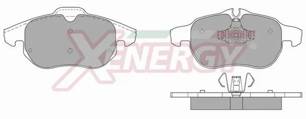 Kit de plaquettes de frein, frein à disque AP XENERGY X40830