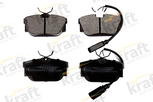 Kit de plaquettes de frein, frein à disque KRAFT AUTOMOTIVE 6010905
