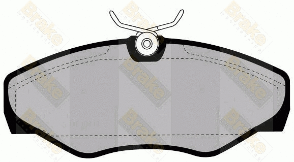 Kit de plaquettes de frein, frein à disque Brake ENGINEERING PA1244