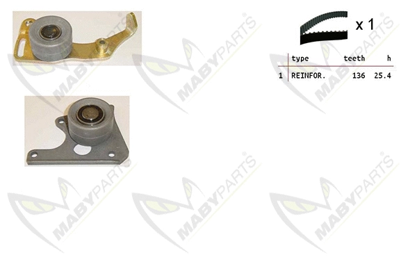 Kit de courroie crantée MABYPARTS OBK010114