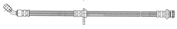 Flexible de frein CEF 512577