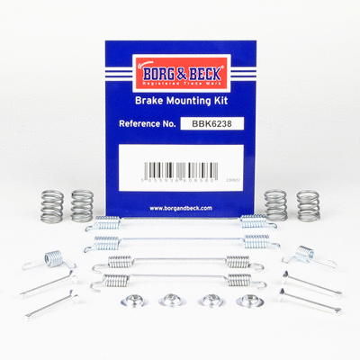Kit d'accessoires, mâchoire de frein BORG & BECK BBK6238