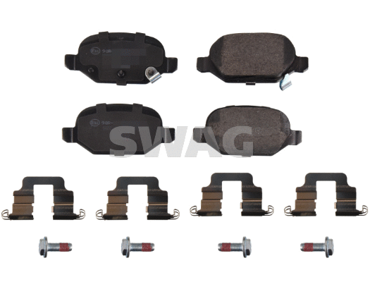 Kit de plaquettes de frein, frein à disque SWAG 33 10 2788