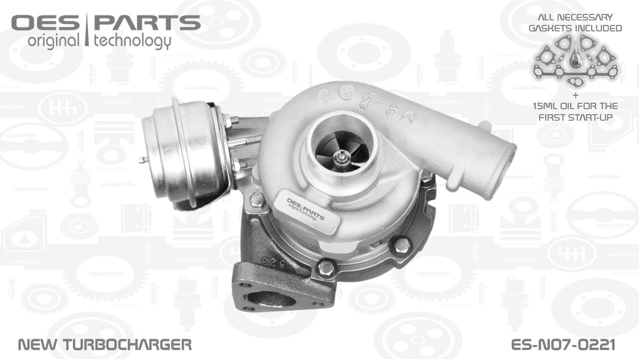 Turbocompresseur, suralimentation OES PARTS ES-N07-0221