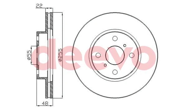Disque de frein DEEVO BD30220
