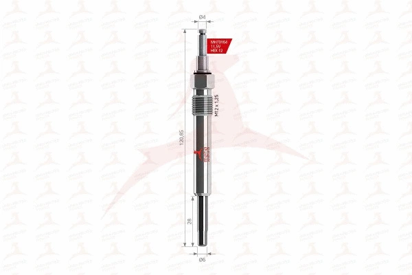Bougie de préchauffage MEHA AUTOMOTIVE MH70164