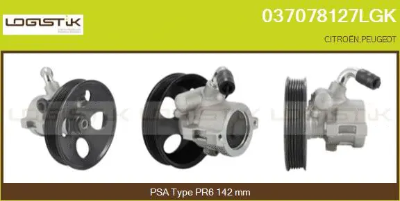 Pompe hydraulique, direction LGK 037078127LGK