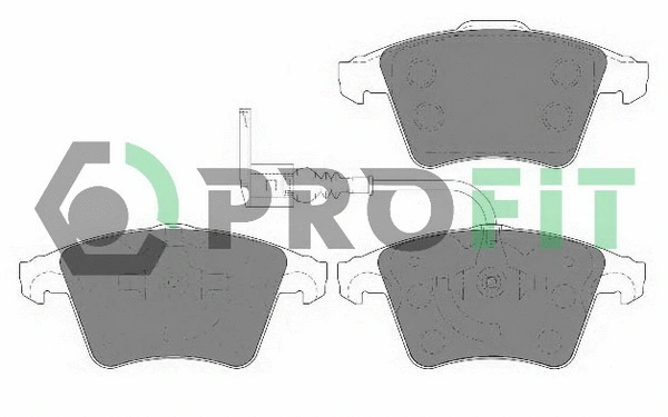 Kit de plaquettes de frein, frein à disque PROFIT 5000-1642 C