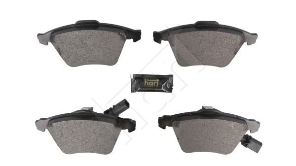 Kit de plaquettes de frein, frein à disque HART 261 850