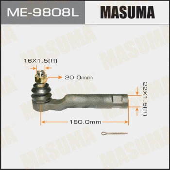 Rotule de barre de connexion MASUMA ME-9808L