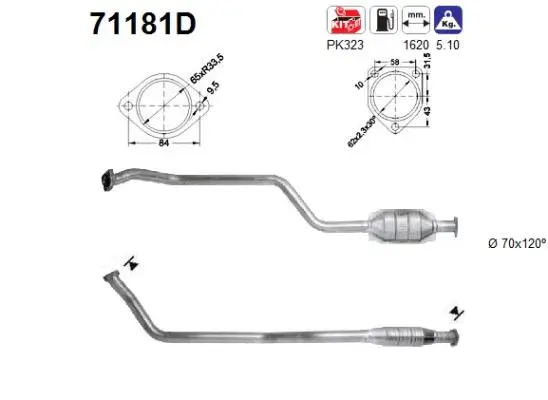 Catalyseur AS 71181D