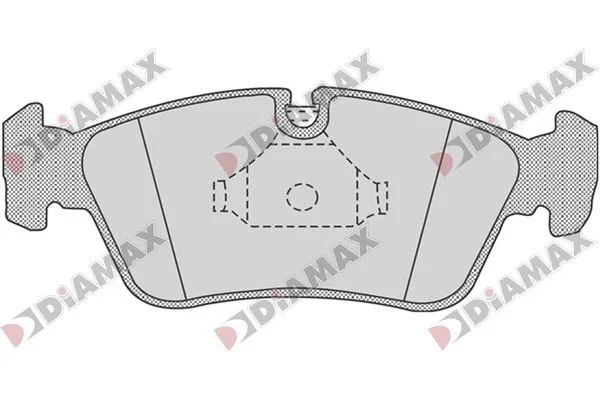 Kit de plaquettes de frein, frein à disque DIAMAX N09835