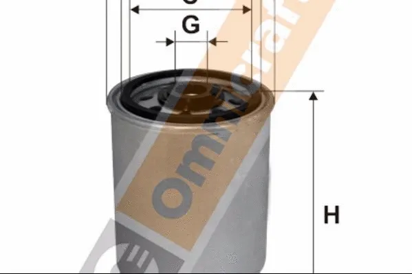 Filtre à carburant Omnicraft 2136767