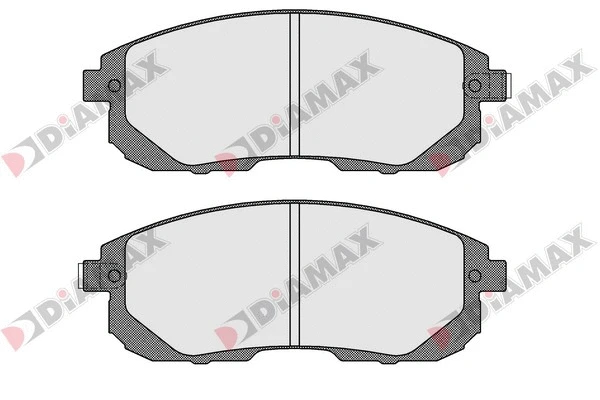 Kit de plaquettes de frein, frein à disque DIAMAX N09706
