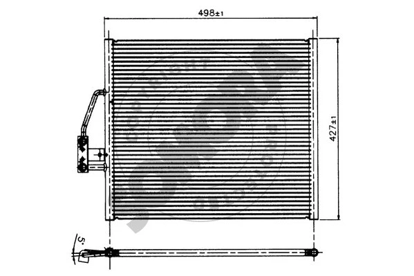 Condenseur, climatisation SOMORA 041260