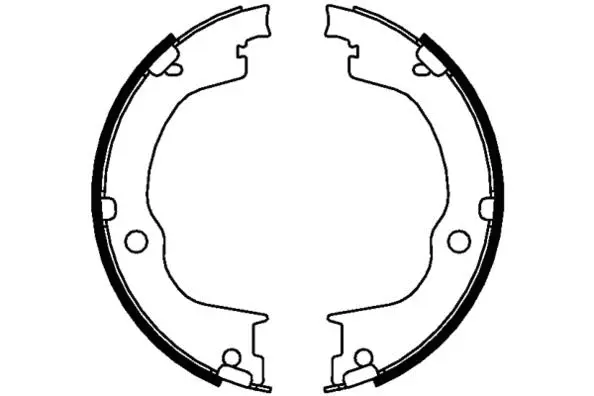 Jeu de mâchoires de frein E.T.F. 09-0660