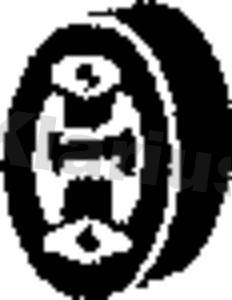 Support, silencieux KLARIUS 420216