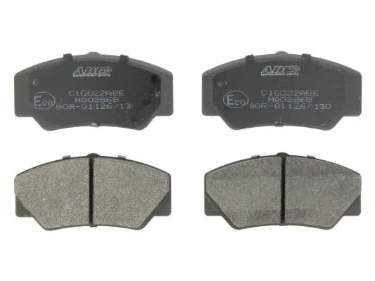 Kit de plaquettes de frein, frein à disque ABE C1G022ABE