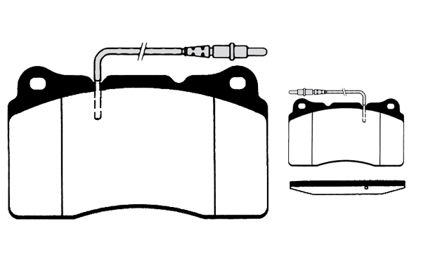 Kit de plaquettes de frein, frein à disque RAICAM RA.0604.1