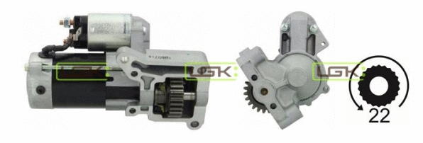 Démarreur LGK 336038