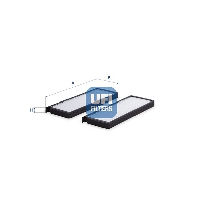 Filtre, air de l'habitacle UFI 53.395.00