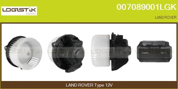 Pulseur d'air habitacle LGK 007089001LGK