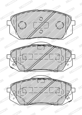 Kit de plaquettes de frein, frein à disque FERODO FDB4194-D