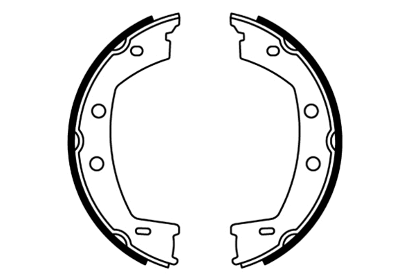 Jeu de mâchoires de frein E.T.F. 09-0685