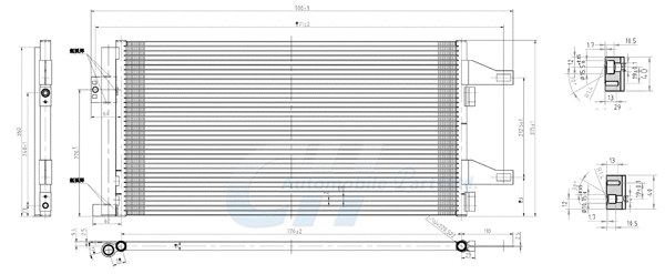 Condenseur, climatisation PowerMax 7110501