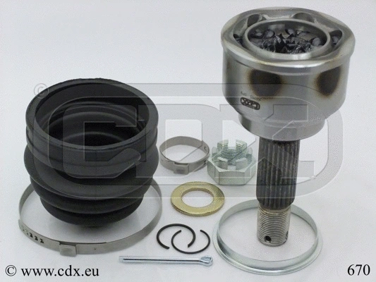 Jeu de joints, arbre de transmission CDX 670