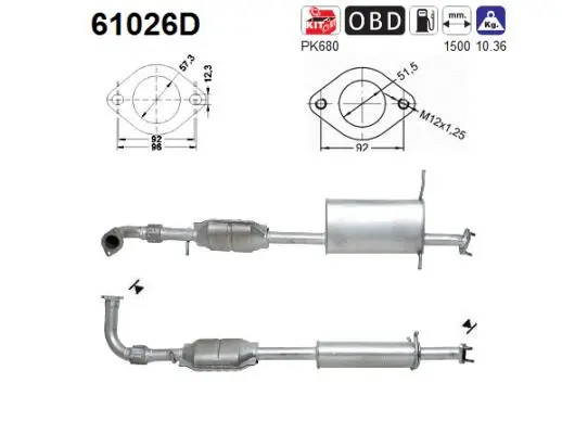 Catalyseur AS 61026D