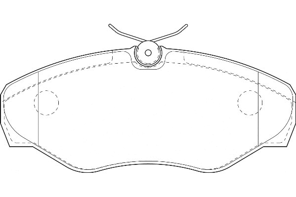 Kit de plaquettes de frein, frein à disque Omnicraft 2134876