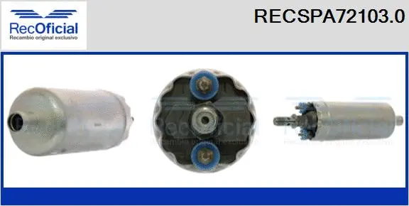 Pompe à carburant RECOFICIAL RECSPA72103.0