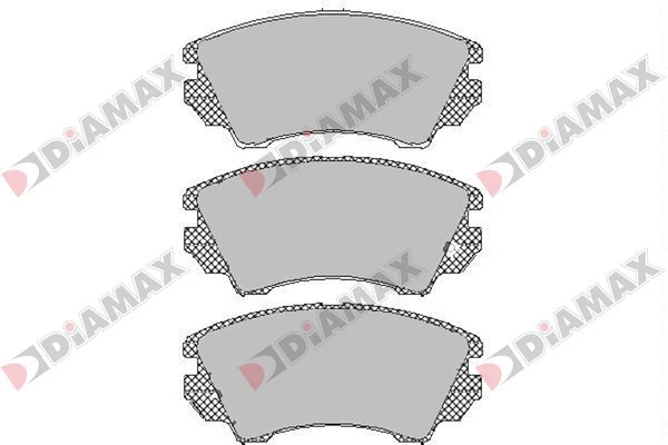 Kit de plaquettes de frein, frein à disque DIAMAX N09453