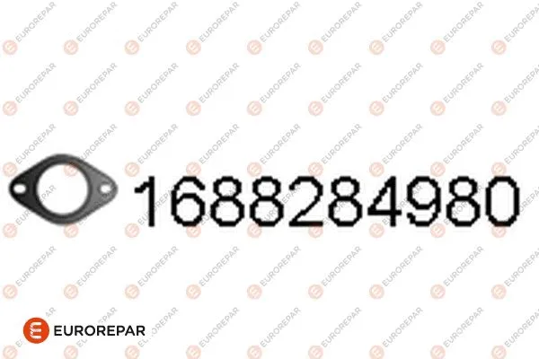 Joint, tuyau d'échappement EUROREPAR 1688284980