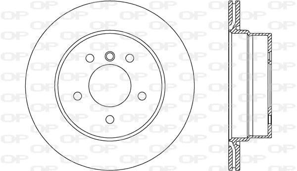 Disque de frein OPEN PARTS BDR2758.20