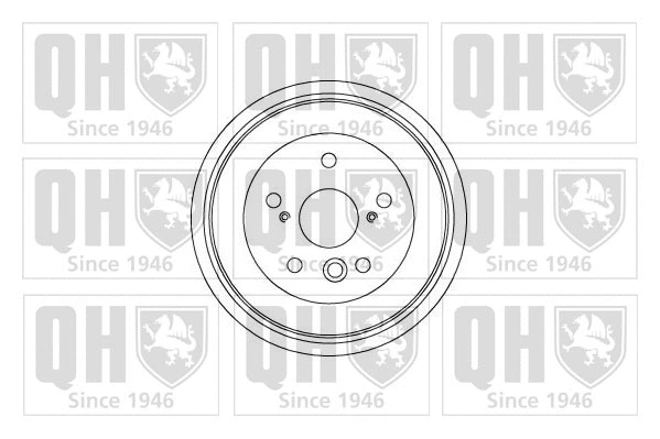 Tambour de frein QUINTON HAZELL BDR373
