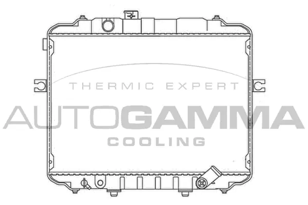 Radiateur, refroidissement du moteur AUTOGAMMA 107324