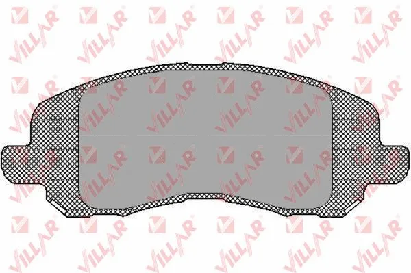 Kit de plaquettes de frein, frein à disque VILLAR 626.1430