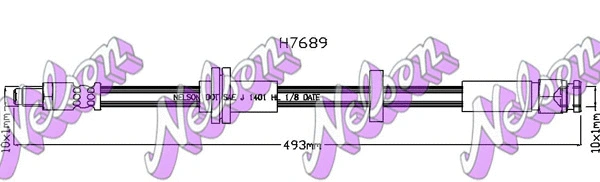 Flexible de frein KAWE H7689