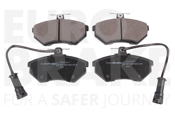 Kit de plaquettes de frein, frein à disque EUROBRAKE 5502224717