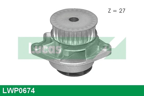 Pompe à eau, refroidissement du moteur LUCAS LWP0674