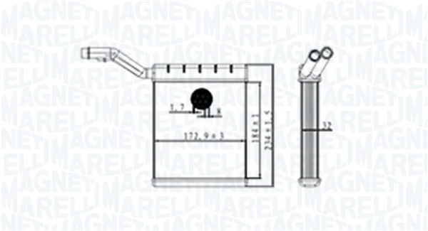 Système de chauffage MAGNETI MARELLI 350218480000