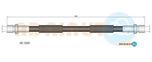 Flexible de frein ADRIAUTO 55.1220