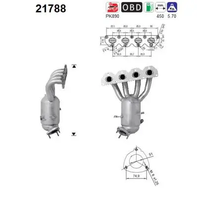 Catalyseur AS 21788