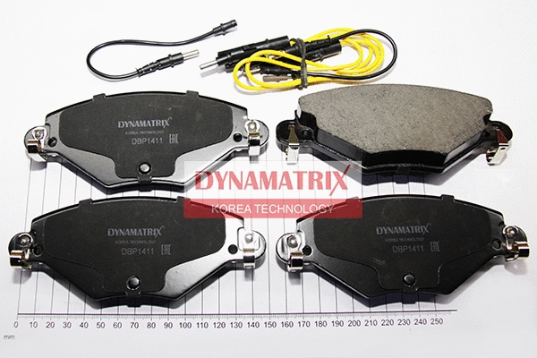 Kit de plaquettes de frein, frein à disque DYNAMATRIX DBP1411